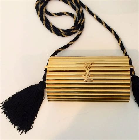 used ysl clutch|ysl evening bag with tassel.